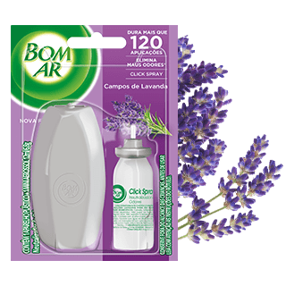 Bom Ar® Click Spray Campos de Lavanda