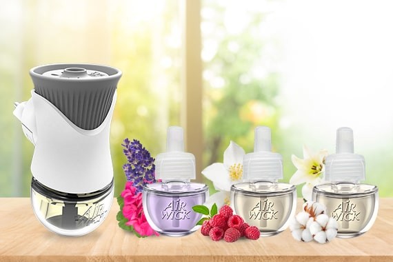 Fragrâncias do produto Bom Ar® Difusor Elétrico